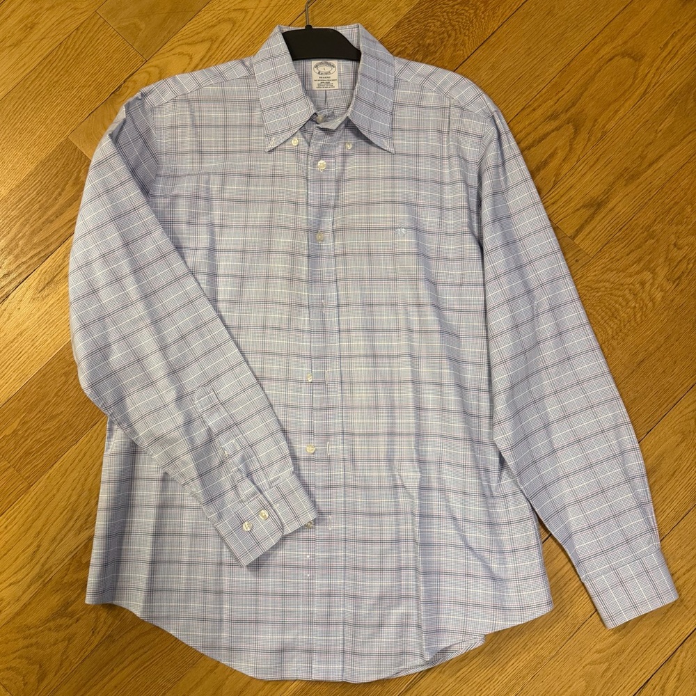 Brooks Brothers | Plaid Button-Down, Large